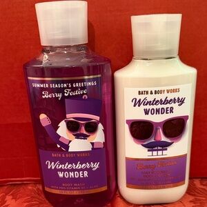 Bath and Body Works bundle WINTERBERRY WONDER